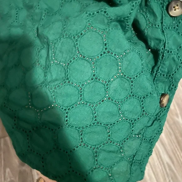 Reitmans Green Textured Blouse - Picture 3 of 3